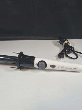 KISS INSTAWAVE AUTOMATIC ROTATING CERAMIC CURLING IRON IONIC WAND 1"